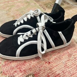 Toteme Black and White Women's Sneakers SZ 37